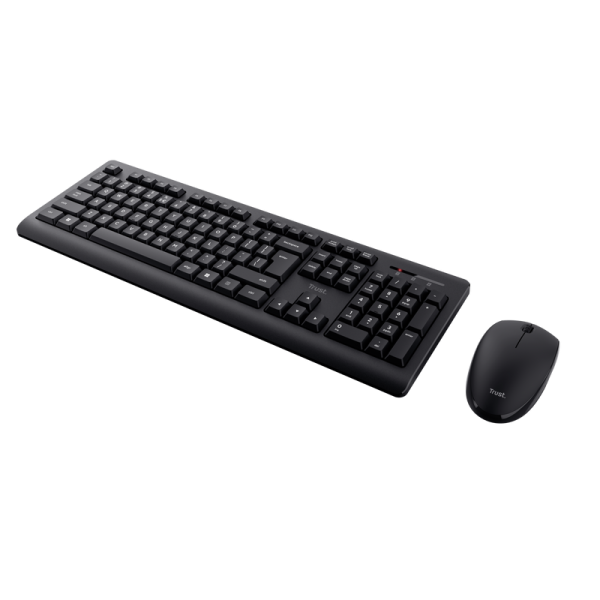 Kit Trust Primo tastatura standard, mouse wireless optic, rezoltie maxima - RealShopIT.Ro