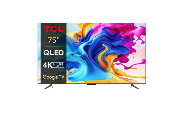 Televizor TCL QLED 75C645, 189 cm (75"), Smart Google TV, - RealShopIT.Ro