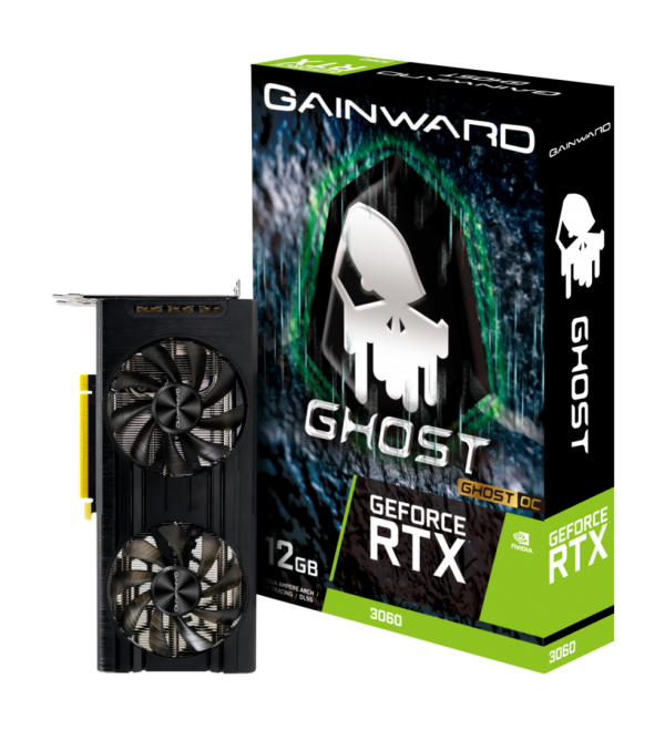 Placa video Gainward GeForce® RTX™ 3060 Ghost OC, 12GB GDDR6, - RealShopIT.Ro