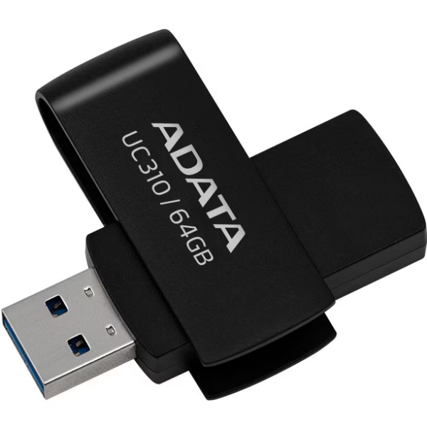 USB 64GB ADATA-UC310-64G-RBK - RealShopIT.Ro
