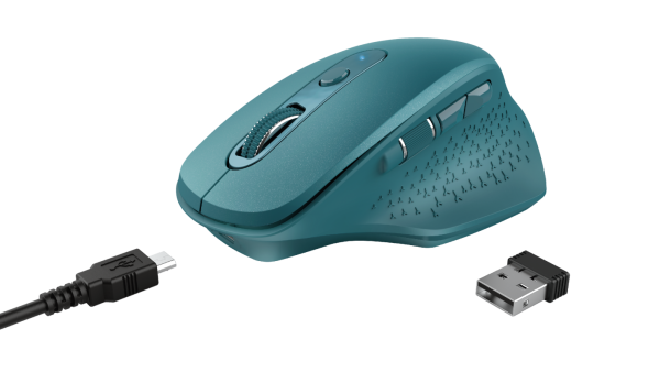 Mouse Trust Ozaa, Rechargeable Wireless, blue - RealShopIT.Ro