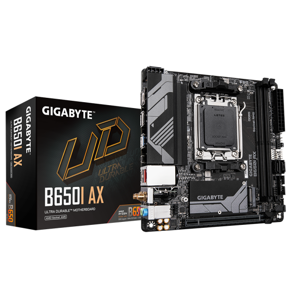 Placa de baza GIGABYTE B650I AX AM5, 2x DDR5, 1x - RealShopIT.Ro
