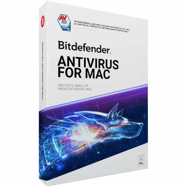 Licenta retail Bitdefender Antivirus for Mac - protectie de baza - RealShopIT.Ro