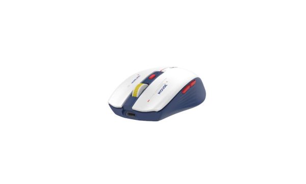 Mouse Serioux Flow 207 Wireless, reincarcabil USB-C, Albastru, senzor: - RealShopIT.Ro