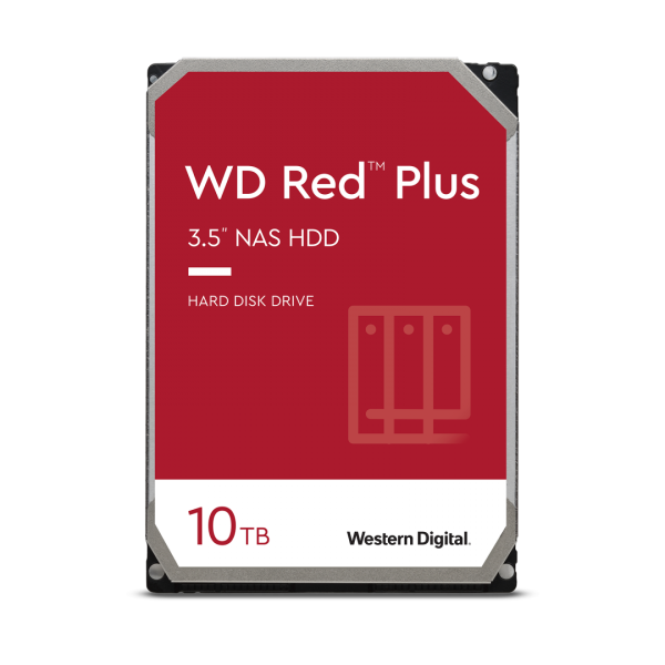 HDD WD Red™ Plus 10TB, 7200RPM, SATA III - RealShopIT.Ro