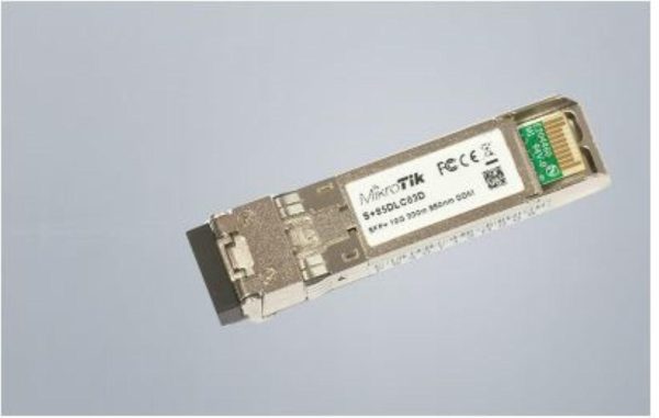 Mikrotik S+85DLC03D 10G SFP+ Tranceiver, conector LC, distanta: 300m, 1G/10G. - RealShopIT.Ro