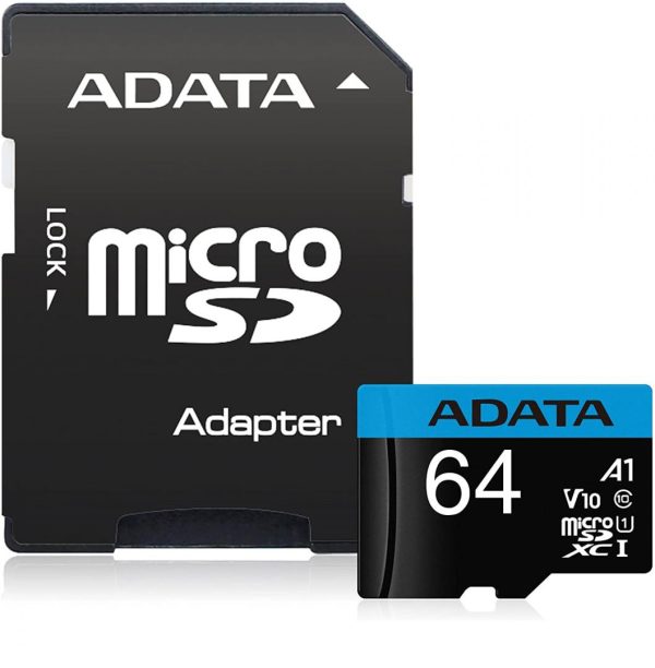 Card de memorie Premier MicroSDXC/SDHC, 64GB, Class 10, cu adaptor - RealShopIT.Ro
