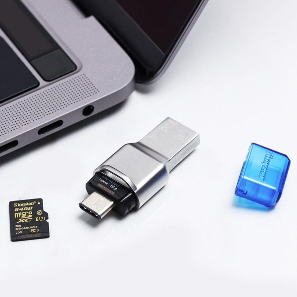 Card reader Kingston, USB 3.1 - A/C, FCR-ML3C, carduri suportate: - RealShopIT.Ro