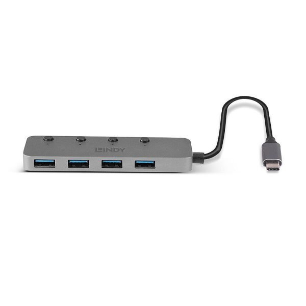 Hub Lindy cu 4 porturi USB 3.2 Gen, - RealShopIT.Ro