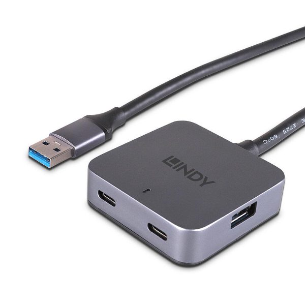 Hub Lindy 4 Porturi, interfata USB 3.2 / 3.1 Gen - RealShopIT.Ro