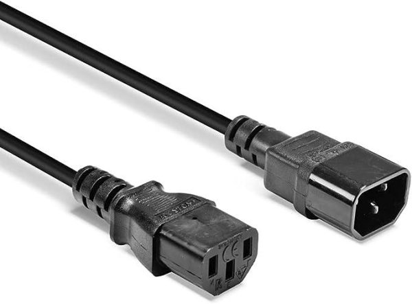 Cablu de alimentare Lindy C14-C13 3m, negru - RealShopIT.Ro