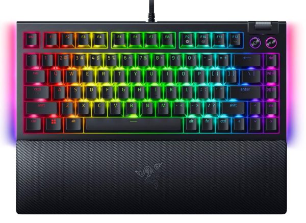 Tastatura mecanica gaming BlackWidow V4 75%, taste ABS, layout Intls. - RealShopIT.Ro