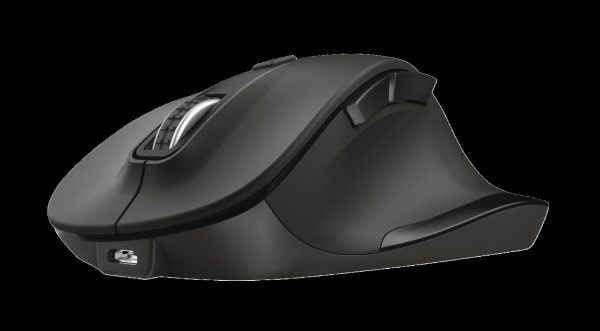 Mouse Trust Fyda, Rechargeable Wireless, negru - RealShopIT.Ro