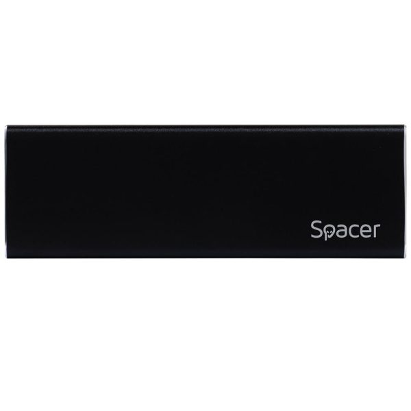 Rack extern Spacer SSD M.2 USB-C negru - RealShopIT.Ro