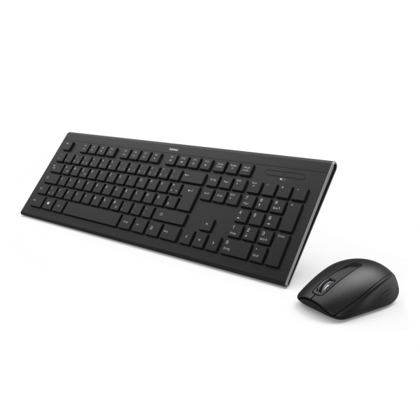 Kit tastatura + mouse Hama Cortino, 105 taste, 800/1200/1600 DPI - RealShopIT.Ro