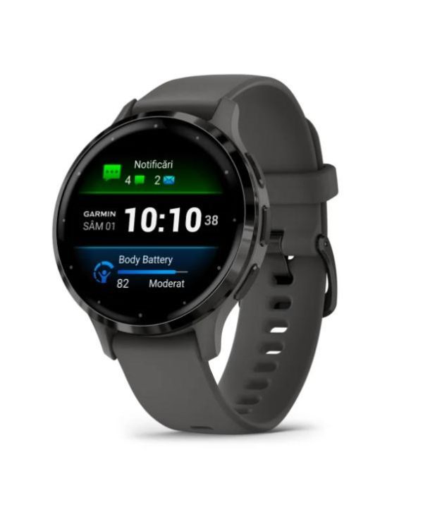 Ceas Garmin Venu 3S Pebble Gray Slate - RealShopIT.Ro