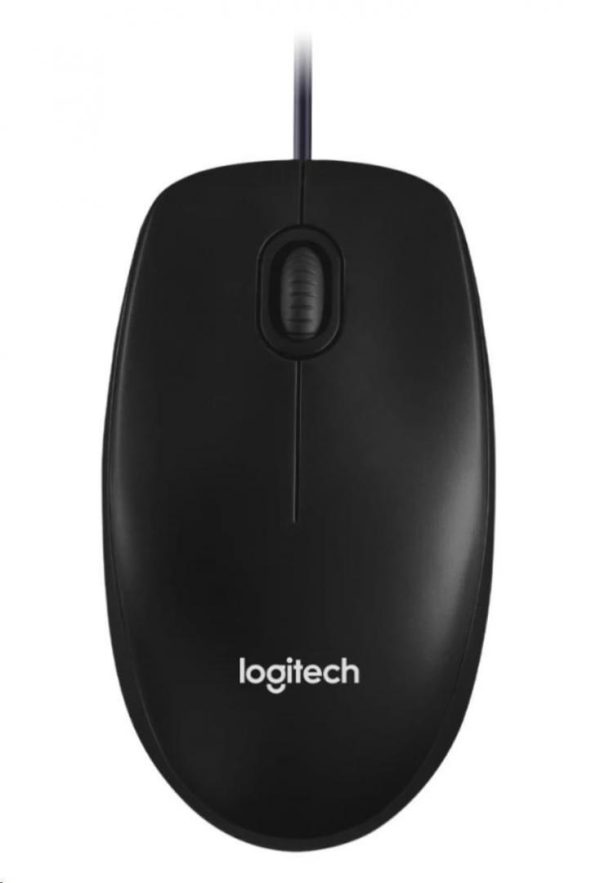 Mouse Logitech M100, optic, interfata USB, rezolutie 1000 DPI, negru - RealShopIT.Ro