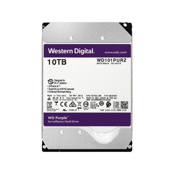 HDD WD Purple, 10TB, 5400RPM, SATA III - RealShopIT.Ro