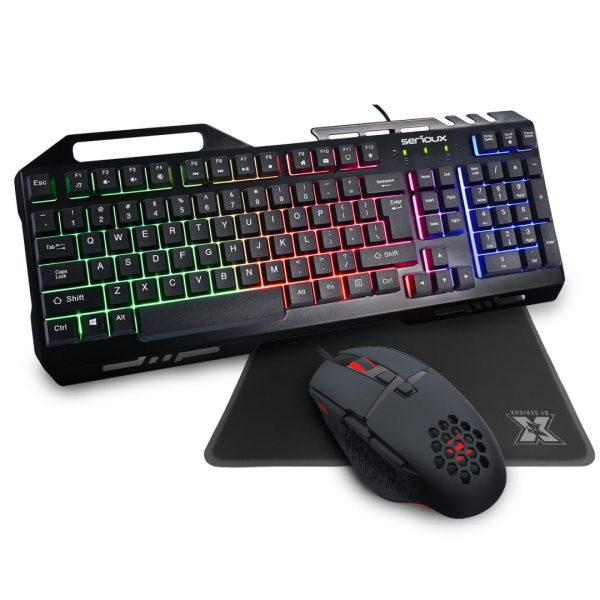 Kit Gaming Serioux Tobis 3 in 1, Tastatura de gaming, - RealShopIT.Ro