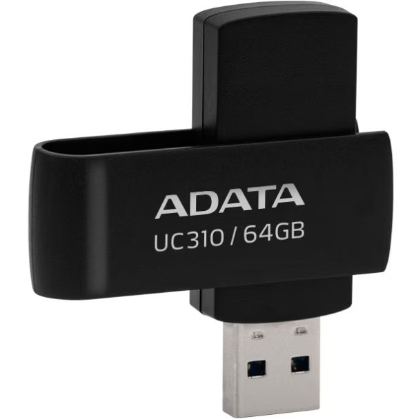 USB 64GB ADATA-UC310-64G-RBK - RealShopIT.Ro
